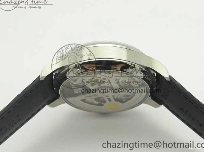 MIROTIME 0316 Portuguese Real PR Real Annual Calendar IW503502 ZF 1:1 Best Edition Blue Dial on Black Leather Strap A Breathable 7152